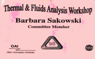 Attendee badge for TFAWS 1998