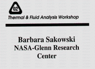 Attendee badge for TFAWS 2002