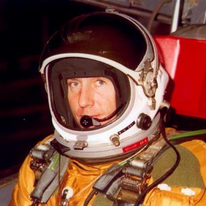 Col. Graham in SR-71 Cockpit